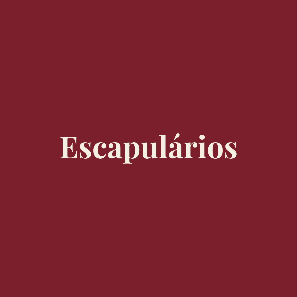 Imagem provisória – Escapulários de porta