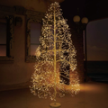 Árvore de Natal Bétula de 180cm com Luzes LED Quente e Fria ✨