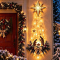 Decoração de Parede Presépio Iluminado – Estrela de Belém  1 metro e 86 cm.