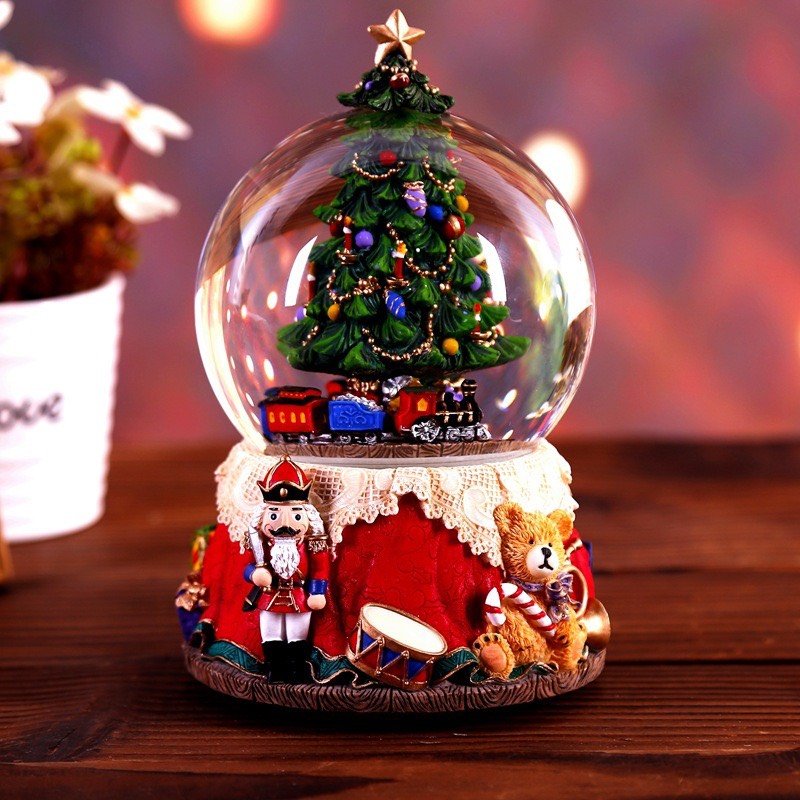 Globo de Neve de Árvore de Natal - Único EXCLUSIVO